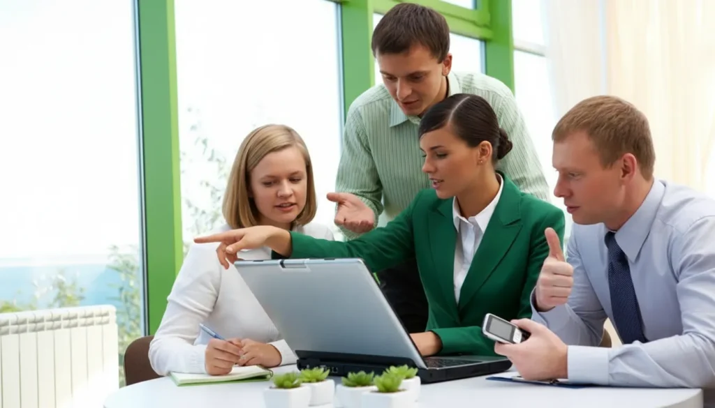 Business owner reviewing cash flow and financial forecast with a fractional CFO in 2026